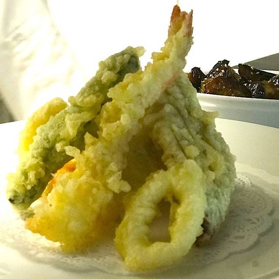 Order Mixed Seafood Tempura food online from K-ZO Restaurant store, Culver City on bringmethat.com