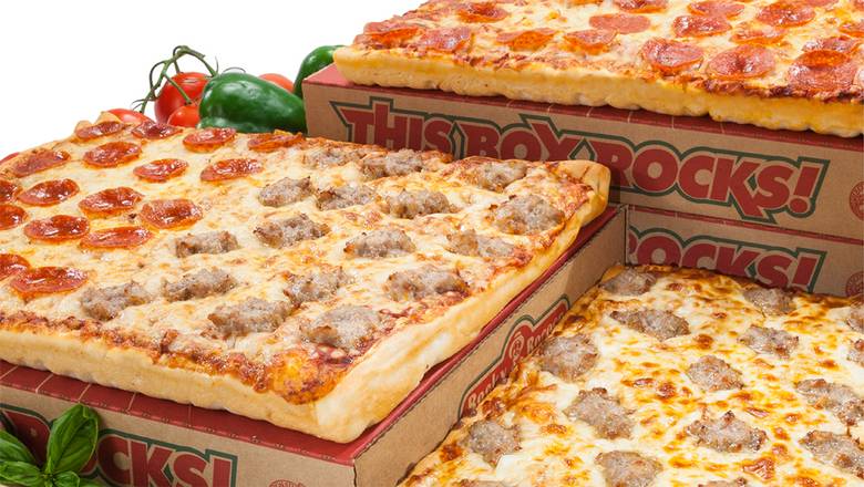 Order Create Your Own Rocky's Pan Pizza Large food online from Rocky Rococo store, Oshkosh on bringmethat.com
