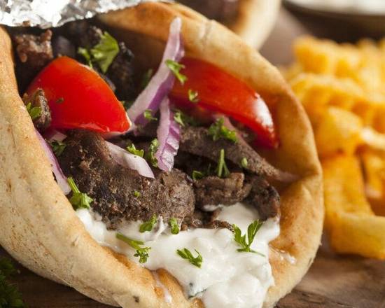 Order Gyro  Platter food online from The Stone Soup Company (Ybor City) store, Tampa on bringmethat.com