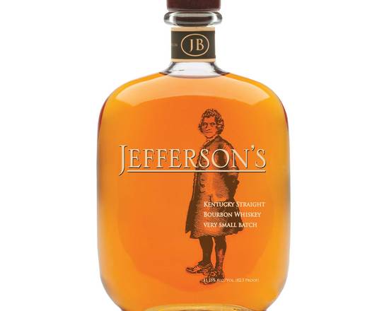 Order Jefferson's Very Small batch Straight Bourbon Whiskey, 750ml(41.5%ABV) food online from Golden Ox Liquors store, Saint Augustine on bringmethat.com