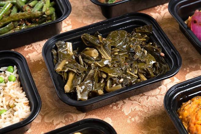Order Collard Greens with Smoked Turkey
 food online from Eatible Delights Catering store, Philadelphia on bringmethat.com