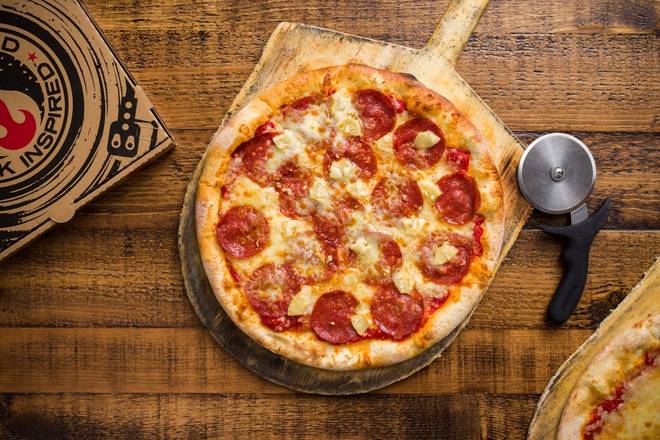 Order Can't Stop Rockin' (Red Sauce) food online from The Rock Wood Fired Pizza store, Tacoma on bringmethat.com