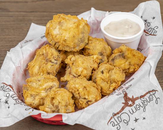 Order Fried Mushrooms food online from Longhorn Cafe store, San Antonio on bringmethat.com