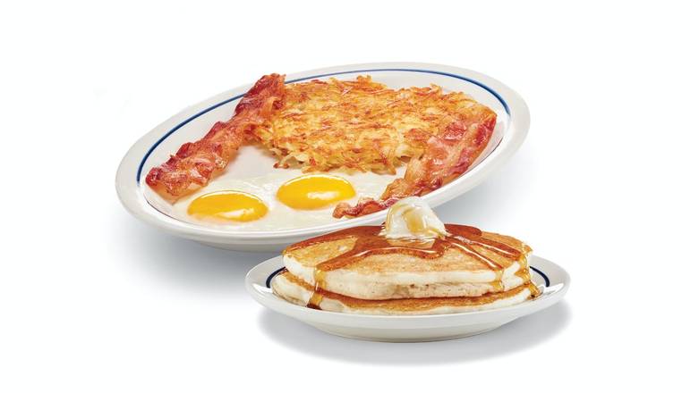Order Original Gluten-Friendly Pancake Combo food online from IHOP store, Williamstown on bringmethat.com
