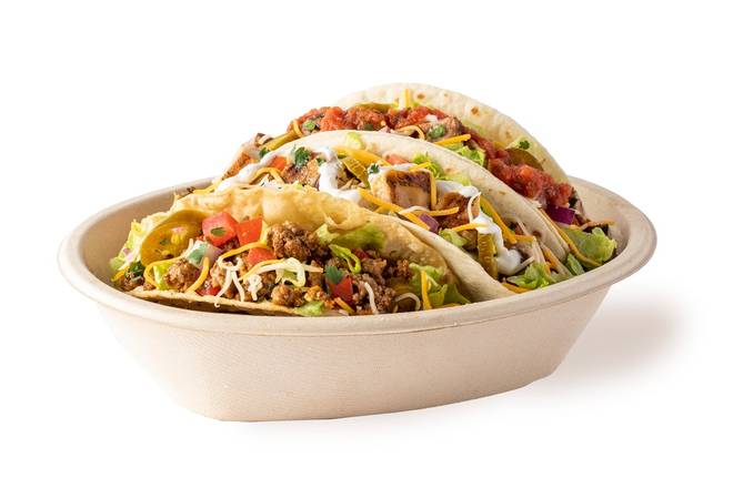 Order Taco Trio food online from Salsarita's store, Columbia on bringmethat.com