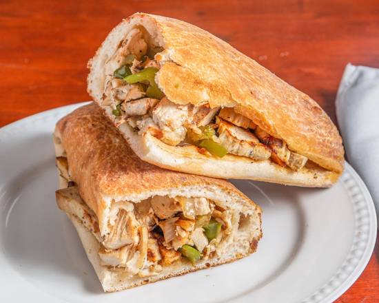 Order Chicken Fajita Sub food online from King's Pizza store, Daytona Beach on bringmethat.com