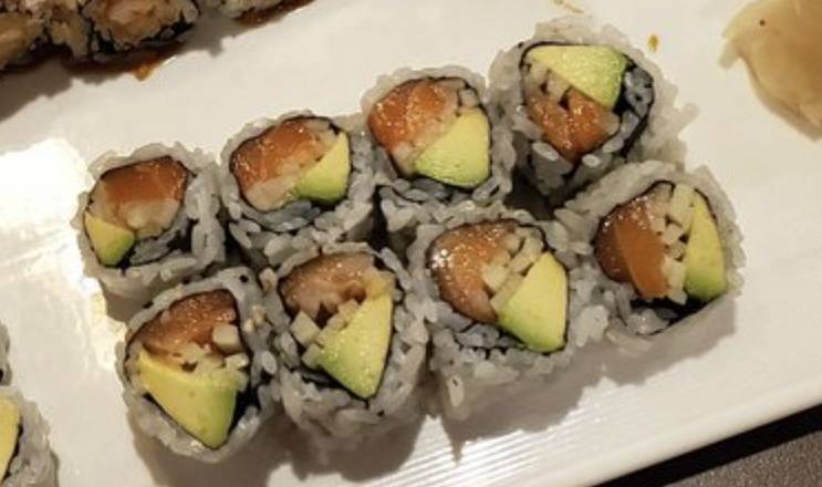 Order Salmon Avocado Roll         food online from Sushi Bear Sushi & Grill store, Jacksonville on bringmethat.com