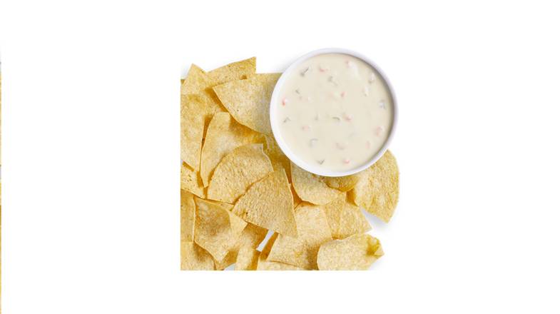 Order Large Chips & Large Queso Blanco food online from Chipotle store, Livonia on bringmethat.com