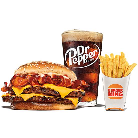 Order Bacon King Sandwich Meal food online from Burger King store, Morris on bringmethat.com