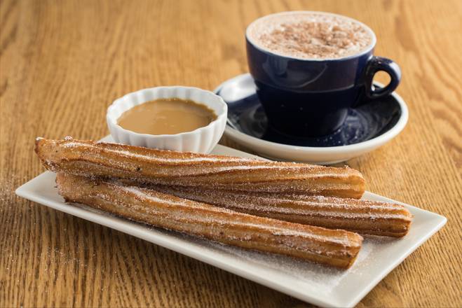 Order Churros con Dulce de Leche food online from Latin Cafe 2000 store, Miami on bringmethat.com