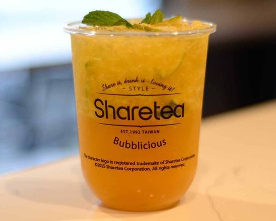 Order Peach Mo-jito food online from Sharetea store, Oklahoma City on bringmethat.com