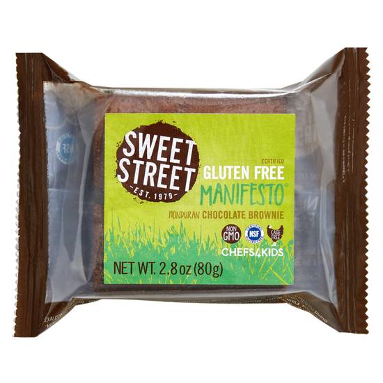 Order Sweet Street Gluten Free Honduran Chocolate Manifesto Brownie 2.8 oz food online from Everyday Needs by Gopuff store, Chicago on bringmethat.com