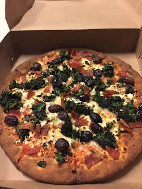 Order Grecco Pizza food online from Ernesto's Pizza store, Somerville on bringmethat.com