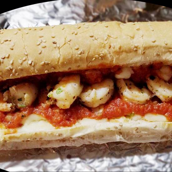 Order Shrimp Parmigiana Sub food online from Nypd store, Ann Arbor on bringmethat.com