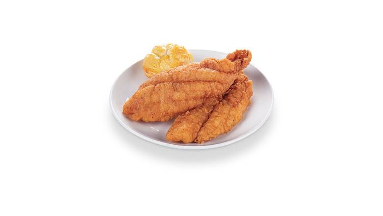 Order 1PC FISH AND BISCUIT food online from Starbird Chicken store, Oakland on bringmethat.com