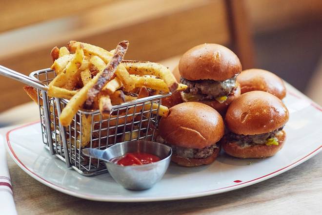 Order 6 Baby Cheeseburgers food online from Founding Farmers Tysons store, Providence on bringmethat.com