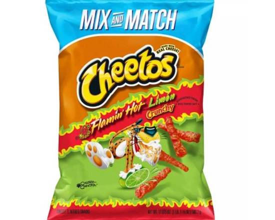 Order Cheetos Flamin' Hot Limon (18 oz) food online from Shell store, Tampa on bringmethat.com