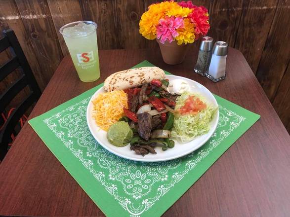 Order Fajitas Traditional food online from El Sombrero Express store, Las Cruces on bringmethat.com