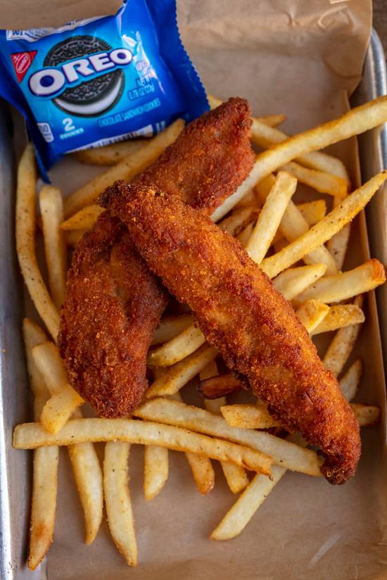 Order Kids Chicken Tenders food online from Bad to The Bone BBQ store, San Juan Capistrano on bringmethat.com