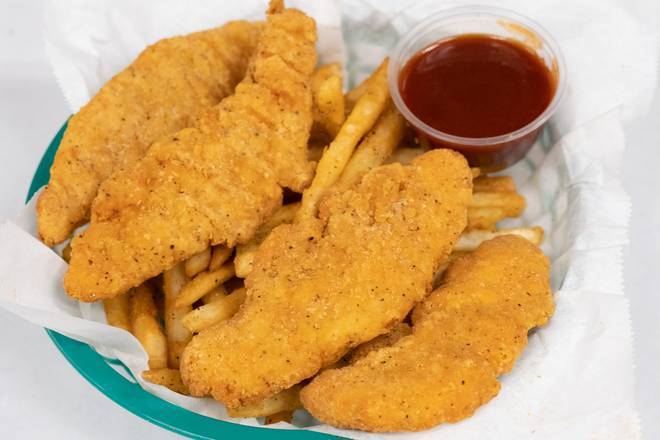 Order Chicken Tenders Basket food online from The Boiling Crab store, South Miami on bringmethat.com