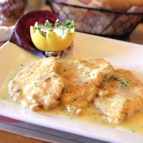 Order Veal Francese food online from La Piazza store, Merrick on bringmethat.com