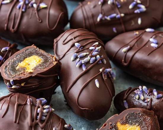 Order Chocolate Covered & Filled Jumbo Organic Dates - X6 food online from Lb Cake Stop store, Baldwin Park on bringmethat.com