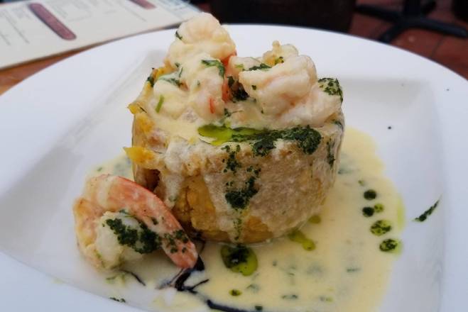 Order Mofongo D' Camarones Al Ajillo food online from Parkview Restaurant & Lounge store, Providence on bringmethat.com