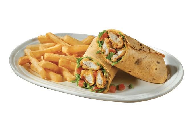 Order Chicken Wrap (Grilled or Crispy) food online from Friendly store, Johnstown on bringmethat.com