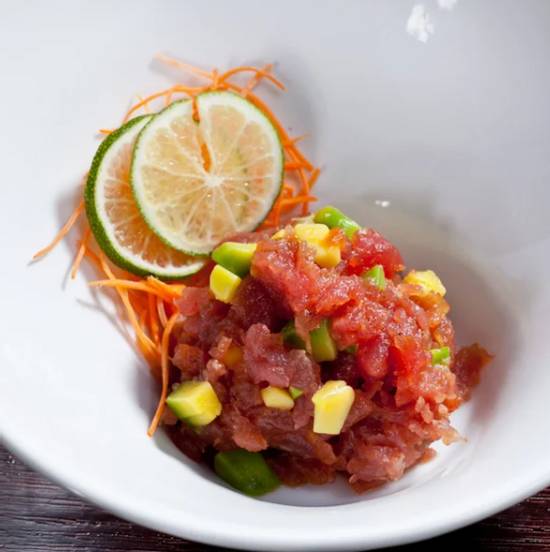 Order Tuna Tartare food online from Akashi Japanese Restaurant store, Miami on bringmethat.com