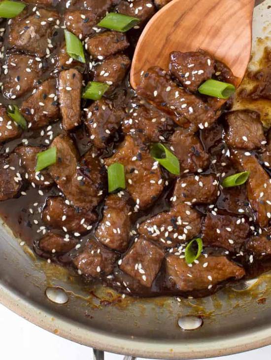 Order M02.Beef Teriyaki food online from Fuji Revolving Sushi Bar store, Cypress on bringmethat.com
