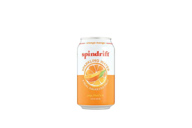 Order Spindrift Seltzer - Orange Mango food online from Noodles & Company store, Greenville on bringmethat.com