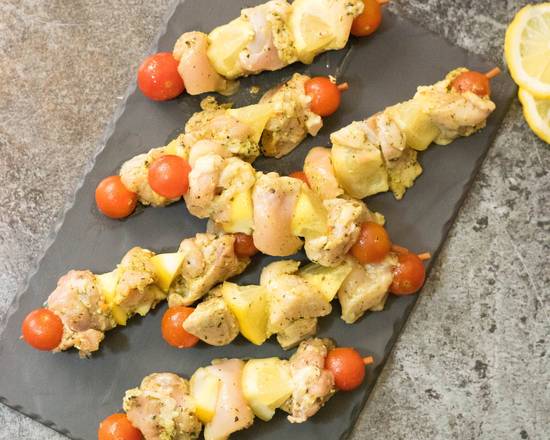10 Mini Brochettes Poulet Thym Citron - 900g