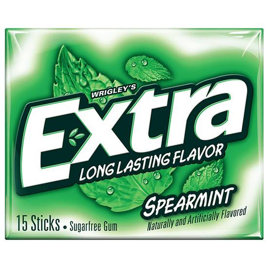Order Wrigley's Extra Spearmint Gum 15stk food online from Casey store, Carter Lake on bringmethat.com