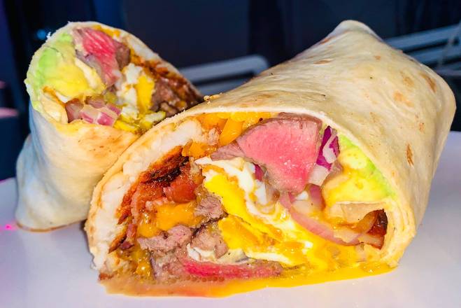 Order Steak Breakfast Wrap food online from Cafe Papillon store, Miami on bringmethat.com