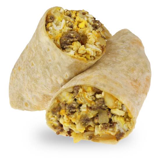Order E. Sausage, Potatoes, Cheese, and Eggs food online from Viva Burrito Co. store, Lakewood on bringmethat.com