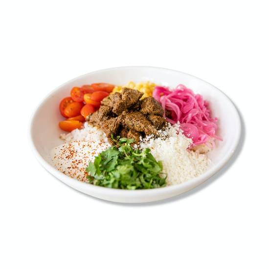 Order Steak Burrito Bowl food online from My Ceviche store, South Miami on bringmethat.com