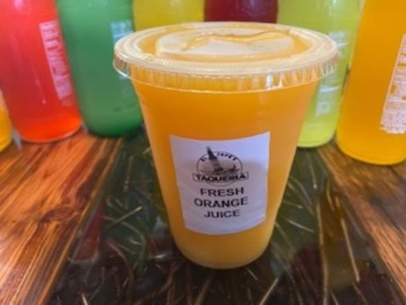 Order Fresh Orange Juice food online from El Jefe's Taqueria store, STATE COLLEGE on bringmethat.com