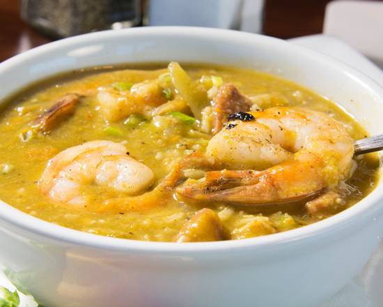 Order Shrimp Gumbo (Chupe de Camarones) food online from La Granja store, North Miami Beach on bringmethat.com