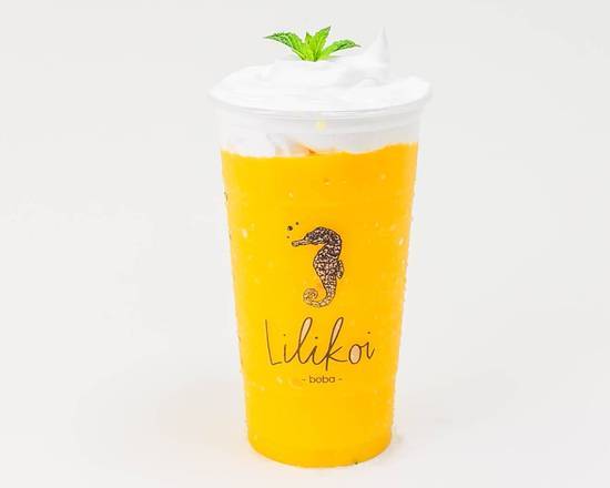 Order Mango Creme Smoothie food online from Lilikoi Willow Glen store, San Jose on bringmethat.com