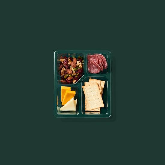 Order Cheddar & Uncured Salami Protein Box food online from Starbucks store, Albuquerque on bringmethat.com