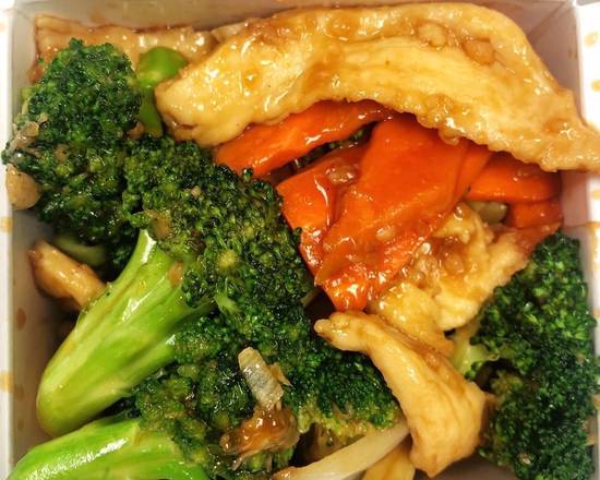 Order Broccoli Chicken food online from China A Go Go store, Las Vegas on bringmethat.com
