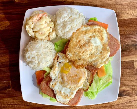 Order Grilled spam & Egg combo food online from T&Y Hawaiian Bbq store, Glendale on bringmethat.com
