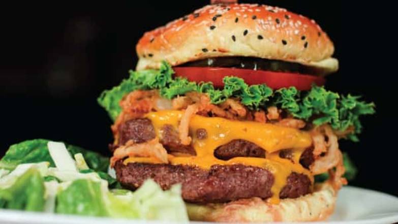 Order Dbl Cheeseburger food online from Dallas BBQ store, Jamaica on bringmethat.com