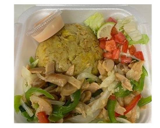 Order Mofongo con Carrucho (Conch Meat) food online from Fonda El Criollito Restaurant store, Orlando on bringmethat.com