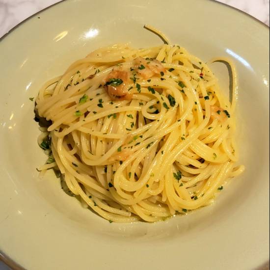 Order Spaghetti aglio olio peperoncino  NOT AVAILABLE  GLUTEN FREE food online from Forma store, Santa Monica on bringmethat.com