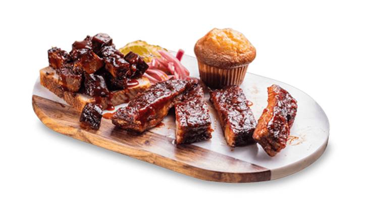 Order Burnt Ends-N-Rib food online from Famous Daves store, Ft. Myers on bringmethat.com