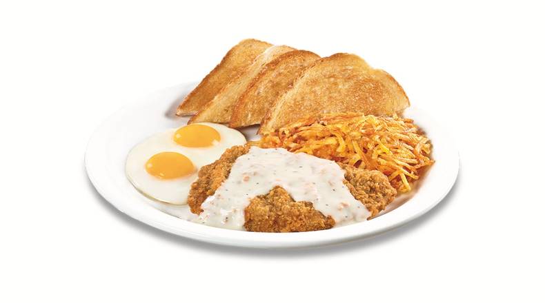 Order Country Fried Steak & Eggs food online from Denny store, Oakland on bringmethat.com