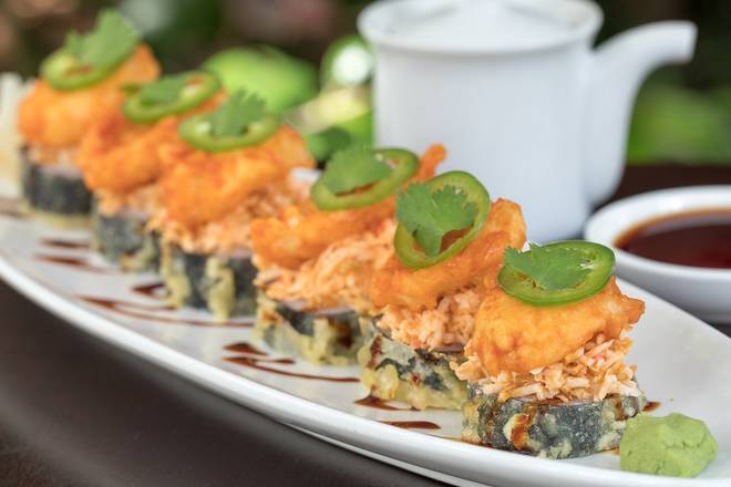 Order CHILI SHRIMP ROLL food online from Benihana Miami store, Coral Gables on bringmethat.com