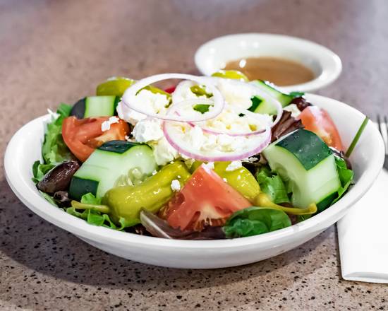 Order Greek Salad food online from Stefano's Trattoria store, Winter Springs on bringmethat.com