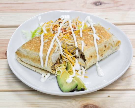 Order Steak Burrito (Burrito De Crane Asada) food online from Rey Tacos store, Lantana on bringmethat.com